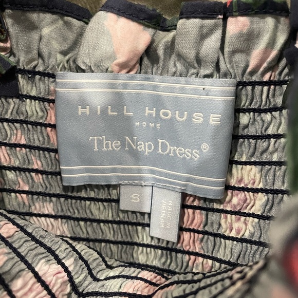 Like New Hill House Ellie Nap Dress Peony Bouquet In Navy Multi - Picture 3 of 4